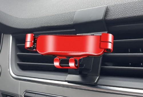 PUBIBD Auto Handyhalterung für Audi Q7 2016-2019, 360° Drehbare Kfz Handyhalter Einstellbare Ausrichtung, Stabilisieren Kratzschutz Smartphone Halterung Auto,A Red von PUBIBD