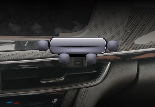 PUBIBD Auto Handyhalterung für Cadillac CT6 2017-2022, 360° Drehbare Kfz Handyhalter Einstellbare Ausrichtung, Stabilisieren Kratzschutz Smartphone Halterung Auto,A Grey von PUBIBD