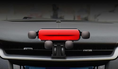 PUBIBD Auto Handyhalterung für Cadillac XTS 2013-2021, 360° Drehbare Kfz Handyhalter Einstellbare Ausrichtung, Stabilisieren Kratzschutz Smartphone Halterung Auto,B Red von PUBIBD
