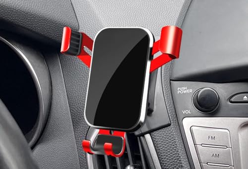 PUBIBD Auto Handyhalterung für Hyundai IX35 2010-2017, 360° Drehbare Kfz Handyhalter Einstellbare Ausrichtung, Stabilisieren Kratzschutz Smartphone Halterung Auto,C Red von PUBIBD