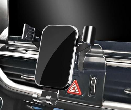 PUBIBD Auto Handyhalterung für KIA K3 2019-2022, 360° Drehbare Kfz Handyhalter Einstellbare Ausrichtung, Stabilisieren Kratzschutz Smartphone Halterung Auto,A Black von PUBIBD