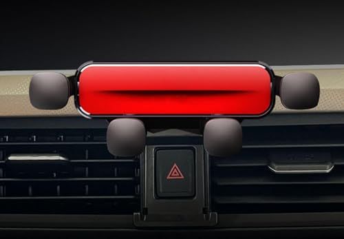 PUBIBD Auto Handyhalterung für Volkswagen Bora 2023, 360° Drehbare Kfz Handyhalter Einstellbare Ausrichtung, Stabilisieren Kratzschutz Smartphone Halterung Auto,B Red von PUBIBD