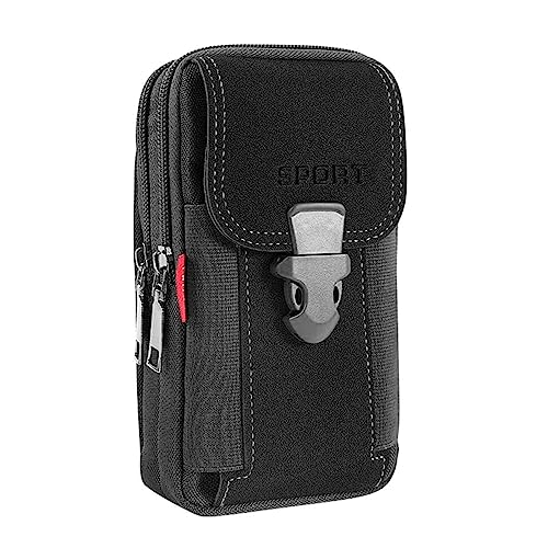 Gürteltasche Herren Multifunktionale Gürtel Handytasche Große Smartphone Tasche Handygürteltaschen Belt Bag Gürtel mit Karabiner Arbeit Taktische arbeitstasche Tasch für Wandern, Camping (Schwarz) Gürteltasche Herren Multifunktionale Gürtel Handytasche Große Smartphone Tasche Handygürteltaschen Belt Bag Gürtel mit Karabiner Arbeit Taktische arbeitstasche Tasch für Wandern, Camping (Schwarz) von PUCIO