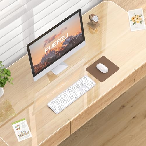 PUEAZU Schreibtischmatte Klare, 120x60x0,15cm Groß Transparent Schreibtischauflage Durchsichtige PVC Schreibtischunterlage Rutschfest Wasserdichte Tischunterlage Kinder Tisch-Schutz für Büro Zuhause PUEAZU Schreibtischmatte Klare, 120x60x0,15cm Groß Transparent Schreibtischauflage Durchsichtige PVC Schreibtischunterlage Rutschfest Wasserdichte Tischunterlage Kinder Tisch-Schutz für Büro Zuhause von PUEAZU