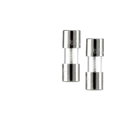 10 Stück C519-2.5-R Sicherung 250V 2.25A mit langsam wirkendem Glasrohr 5x15mm von PUERLYAR