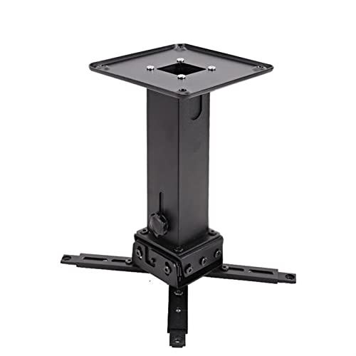 PUFAHAU Projektorständer, Projektorhalterung, Projektorregal, Wandmontage, Aluminiumlegierung, Projektorständer, Wohnzimmer, Konferenzraum, Teleskop-Decken-Projektorregal für Büro (1 Farbe D) von PUFAHAU