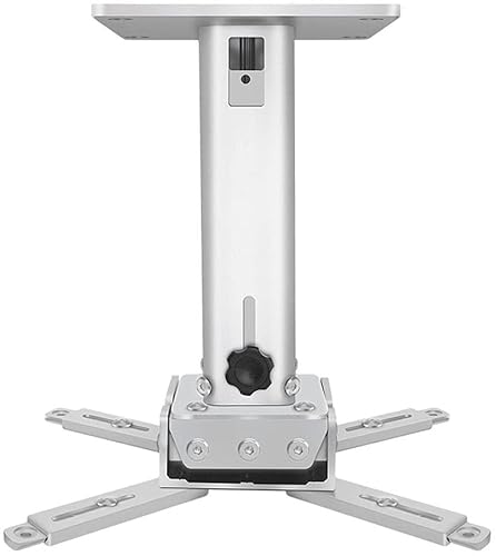 PUFAHAU Projektorständer, Projektorhalterung, einziehbar, multifunktional, Deckenprojektorständer, Aluminiumlegierung, Halterung für Büro, Zuhause, Bühne oder Studio (weiß) von PUFAHAU