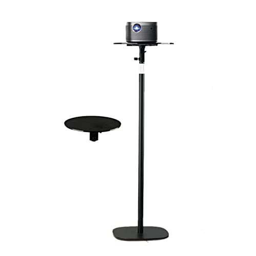 PUFAHAU Projektorständer Projektorhalterung Bodenprojektorhalterung Metall Allzweckabschnitt kann angehoben werden, Teleskop-Landungsabschnitt, Projektor, universeller Projektorständer Adjusta (1-B) von PUFAHAU