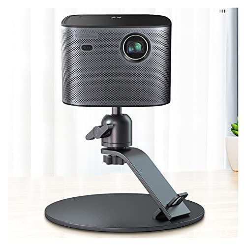 PUFAHAU Projektorständer Projektorhalterung Projektorhalterung Ständer Desktop Mini Projektorständer Mini Projektorhalterung 360° Schwenkbarer Kugelkopf Belastung 5.0 kg Schwarz Projektorhalterungen von PUFAHAU