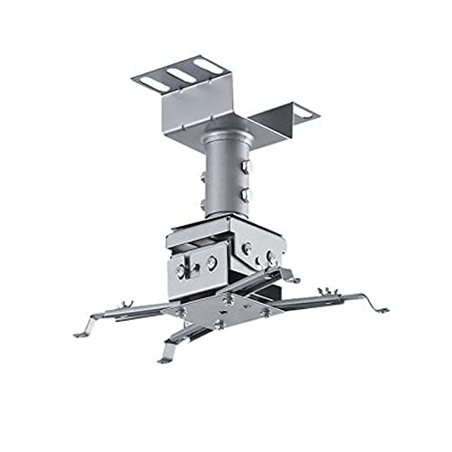 Projektorständer Projektorhalterung Projektor Deckenhalterung Silber Universal Projektorhalterung Wand Projektorhalterung mit einer maximalen Tragfähigkeit von 2,3 kg Verdickte Große Krallen Projektor Projektorständer Projektorhalterung Projektor Deckenhalterung Silber Universal Projektorhalterung Wand Projektorhalterung mit einer maximalen Tragfähigkeit von 2,3 kg Verdickte Große Krallen Projektor von PUFAHAU
