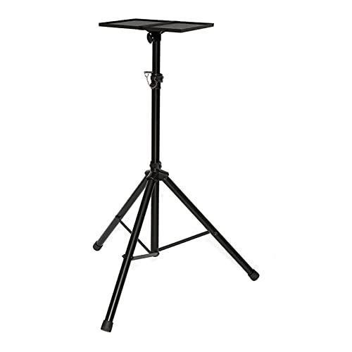 Projektorständer Projektorhalterung Projektorhalterung Stativ Multifunktionsständer Verstellbares Stativ Laptop Projektor Ständer 44 bis 70 Zoll Gut für Bühne oder Studio Schwarz Projektorhalterungen von PUFAHAU