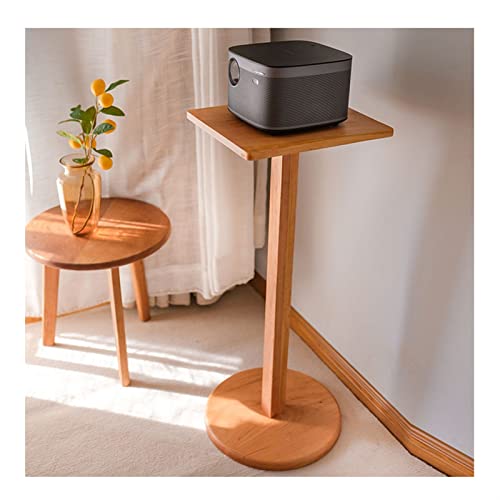 Projektorständer Projektorhalterung Projektorständer Schwerlast Bodenstehend Projektorregal Zuhause Wohnzimmer Nachttisch Konferenzraum Massivholz Projektorregal Großer Audioständer für Büro, Zuhause von PUFAHAU