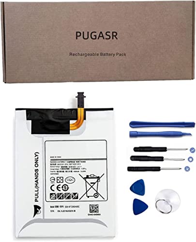 PUGASR EB-BT280ABE EB-BT280ABA Tablet Akku Replacement für Samsung Galaxy Tab A 7.0 inch SM-T280 SM-T285 SM-T285YD SM-T285M SM-T287 3.8V 15.2Wh 4000mAh Tools PUGASR EB-BT280ABE EB-BT280ABA Tablet Akku Replacement für Samsung Galaxy Tab A 7.0 inch SM-T280 SM-T285 SM-T285YD SM-T285M SM-T287 3.8V 15.2Wh 4000mAh Tools von PUGASR