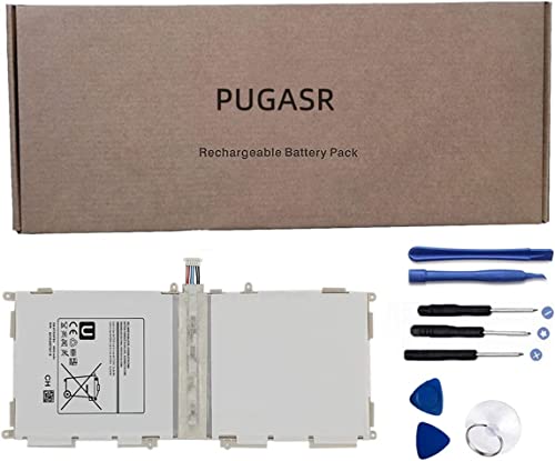 PUGASR EB-BT530FBU Tablet Akku Replacement für Samsung Galaxy Tab 4 10.1" SM-T530 SM-T530NU SM-T531 SM-T535 SM-T537 T537A T537R4 P5220 Series EB-BT530FBC EB-BT530FBE 3.8V 6800mAh Tools von PUGASR