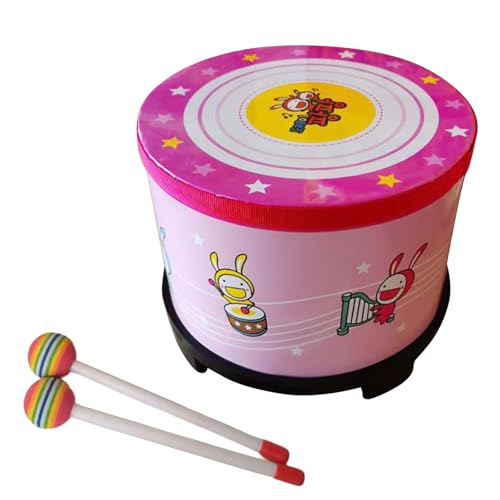 Kinder Erdgeschoss Einfacher Handtrommel Tambourin Handheld Percussion Instrument Für Performances Partys Festivals Kinder Erdgeschoss Einfacher Handtrommel Tambourin Handheld Percussion Instrument Für Performances Partys Festivals von PUGEOAMN