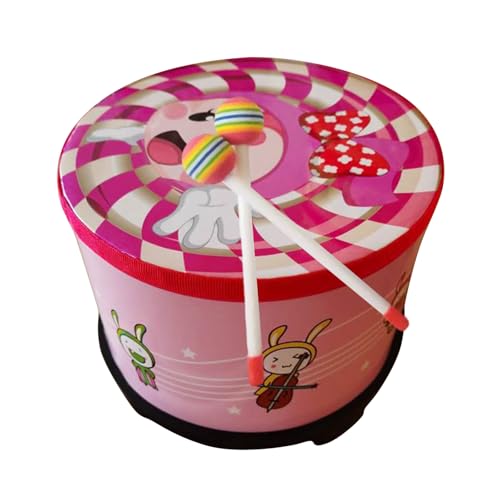 Kinder Erdgeschoss Einfacher Handtrommel Tambourin Handheld Percussion Instrument Für Performances Partys Festivals Kinder Erdgeschoss Einfacher Handtrommel Tambourin Handheld Percussion Instrument Für Performances Partys Festivals von PUGEOAMN