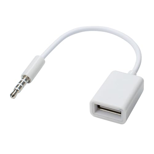 PUGEOAMN Fahrzeug 3 5 Mm USB Anschlusskabeladapter Für Keine Dekodierende Autoperation Anschließen Musikstreaming Soundquellen PUGEOAMN Fahrzeug 3 5 Mm USB Anschlusskabeladapter Für Keine Dekodierende Autoperation Anschließen Musikstreaming Soundquellen von PUGEOAMN