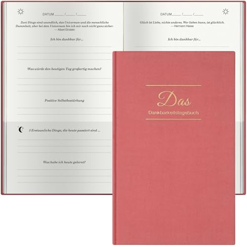 Ein paar Minuten Tagebuch, Tagebuch für Erwachsene, Dankbarkeitstagebuch, Tägliches Journal mit Prompts für Glück, Achtsamkeit, Positivität, Wellness, Undatiert Journal für Frauen & Männer, Maya-Rot Ein paar Minuten Tagebuch, Tagebuch für Erwachsene, Dankbarkeitstagebuch, Tägliches Journal mit Prompts für Glück, Achtsamkeit, Positivität, Wellness, Undatiert Journal für Frauen & Männer, Maya-Rot von PUKYO