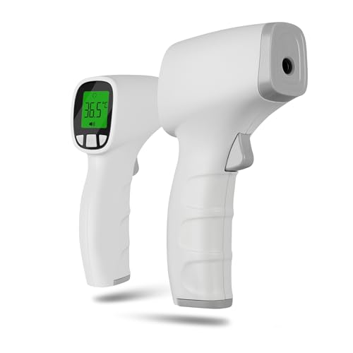 Pulox JPD-FR202 Infrarot-Fieberthermometer - Kontaktloses Stirn- und Oberflächen-Thermometer für Babys und Erwachsene - LCD-Anzeige, Fieberalarm und Speicherabruf Pulox JPD-FR202 Infrarot-Fieberthermometer - Kontaktloses Stirn- und Oberflächen-Thermometer für Babys und Erwachsene - LCD-Anzeige, Fieberalarm und Speicherabruf von PULOX