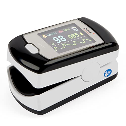 Pulox PO-300 Pulsoximeter mit Farbdisplay und Alarm, inkl. Software für Langzeitaufnahme von PULOX