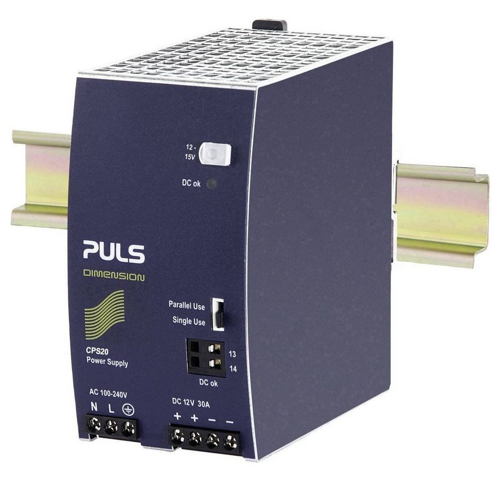 PULS 1-Phasen Eingang, 12V, 30A Hutschienen-Netzteil PULS 1-Phasen Eingang, 12V, 30A Hutschienen-Netzteil von PULS