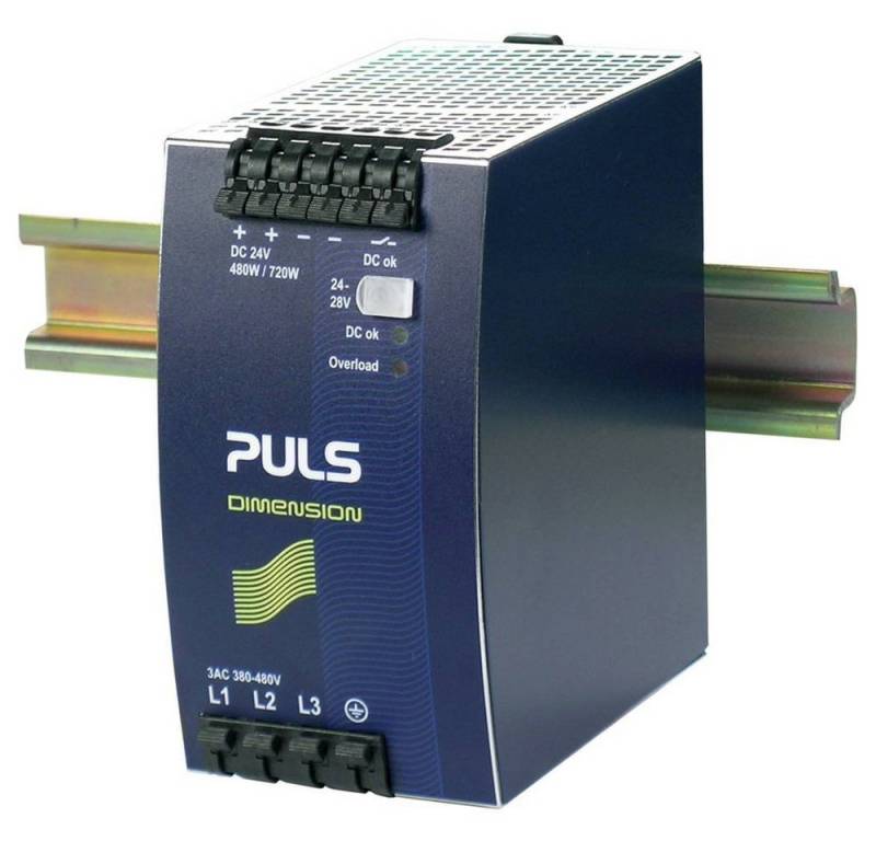 PULS 3-Phasen Eingang, 24V, 20A, schutzlackiert Hutschienen-Netzteil von PULS
