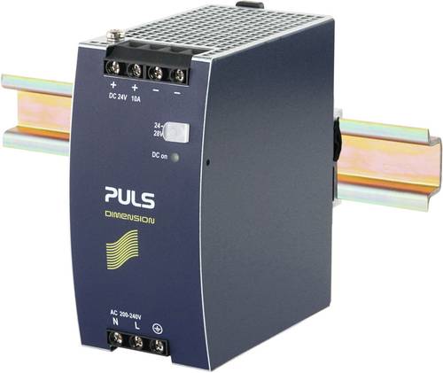 PULS DIMENSION CS10.244 Hutschienen-Netzteil (DIN-Rail) 24 V/DC 10A 240W Anzahl Ausgänge:1 x Inhalt von PULS