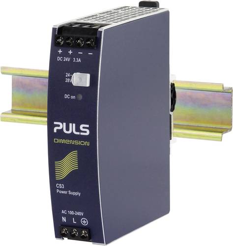 PULS DIMENSION CS3.241 Hutschienen-Netzteil (DIN-Rail) 24 V/DC 3.3A 80W Anzahl Ausgänge:1 x Inhalt von PULS