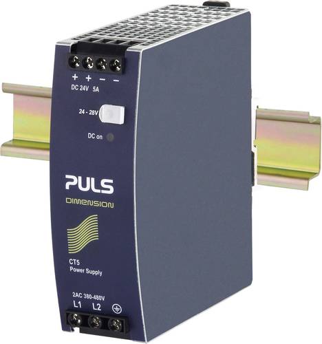 PULS DIMENSION CT5.241 Hutschienen-Netzteil (DIN-Rail) 24 V/DC 5A 120W Anzahl Ausgänge:1 x Inhalt 1 von PULS