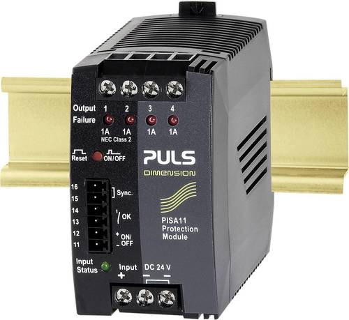 PULS DIMENSION PISA11.401 Sicherungsmodul 24 V/DC 1A Anzahl Ausgänge:4 x Inhalt 1St. von PULS