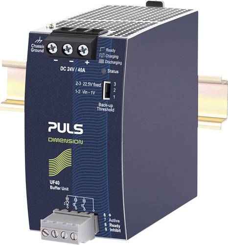 PULS DIMENSION Puffermodul für Schienenmontage 24 V/DC 40A Inhalt 1St. von PULS