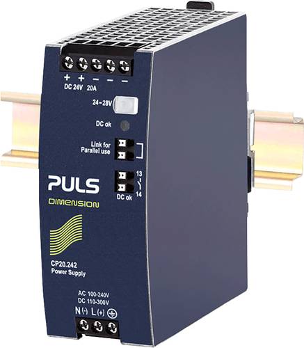 PULS Hutschienen-Netzteil (DIN-Rail) 24V 20A 480W Anzahl Ausgänge:1 x Inhalt 1St. von PULS