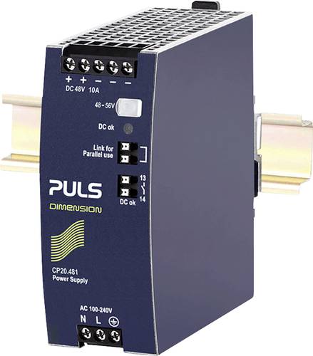 PULS Hutschienen-Netzteil (DIN-Rail) 48V 10A 480W Anzahl Ausgänge:1 x Inhalt 1St. von PULS