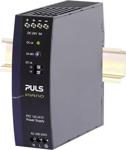 PULS Piano Hutschienen-Netzteil (DIN-Rail) 24 V/DC 5A 120W Anzahl Ausgänge:1 x Inhalt 1St. von PULS