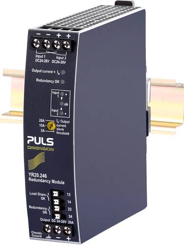 PULS YR20.246 Redundanzmodul 26A Anzahl Ausgänge: 1 x PULS YR20.246 Redundanzmodul 26A Anzahl Ausgänge: 1 x von PULS
