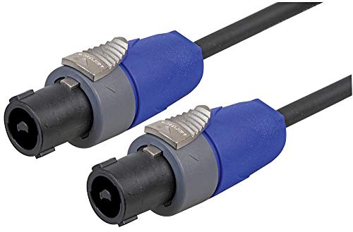 Pulse PLS00153 Neutrik Speakon Lautsprecherkabel (2-polig, 1,5 Quadratmillimeter, 3 m) von PULSE