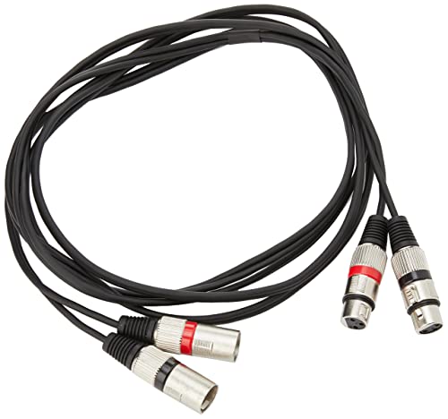 Pulse PLS00205 Kabel (3-polig, XLR-Stecker auf XLR-Buchse, 3 m) Schwarz von PULSE