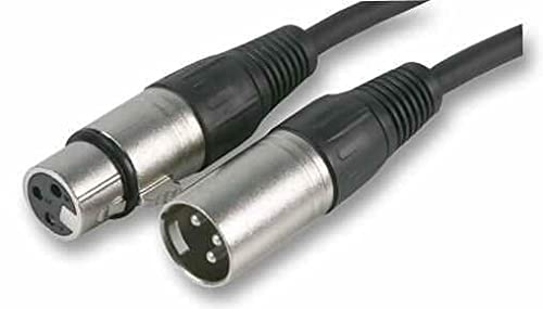 Pulse PLS00295 Mikrofonkabel, 3-polig, XLR-Stecker auf XLR-Buchse, 0,75 m, Nickel von PULSE