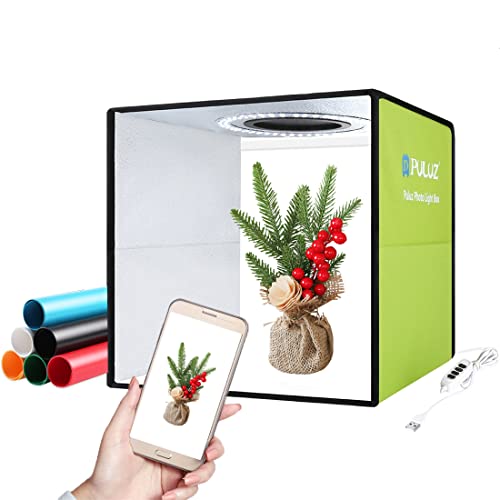 PULUZ 30cm fotobox zum fotografieren,Mini lightbox tragbares fotostudio Box Photo mit weichem lichttuch und 6 PVC-hintergründen PULUZ 30cm fotobox zum fotografieren,Mini lightbox tragbares fotostudio Box Photo mit weichem lichttuch und 6 PVC-hintergründen von PULUZ