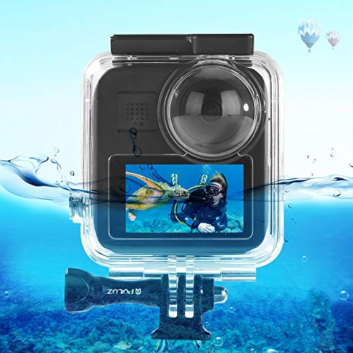 PULUZ 45 m wasserdichtes Gehäuse für GoPro Max Action-Kamera, Unterwasser-Tauch-Schutzschale für GoPro MAX mit Schnalle, Basishalterung und Schraube von PULUZ