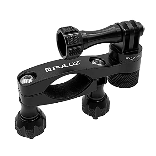 PULUZ Fahrrad-Kamerahalterung Lenkerklemme für Gopro, 360 Grad drehbar, für GoPro Hero 12 11 10 9 8 7 6 5 & DJI Osmo Action Kamera von PULUZ