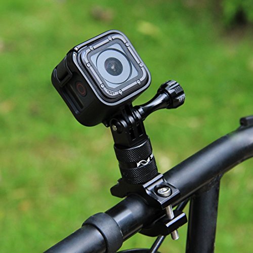 PULUZ Go Pro Bike Halterung 360°Rotation Lenker Fahrradhalterung für Actionkamera Go Pro Hero Hero11 /10/9 /8/7 /6/5, Insta360 Ace/Ace Pro, DJI Osmo Action 4 von PULUZ