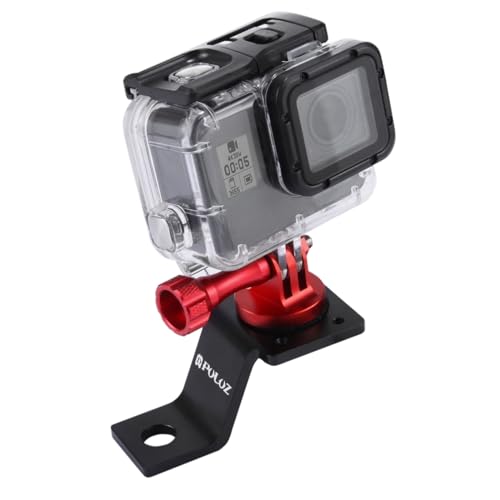 PULUZ Go pro Motorrad Halterung, Action Cam Motorrad Halterung für GoPro Hero12 Black / Hero11 /10/9 /8/7 /6/5, Insta360 Ace/Ace Pro, DJI Osmo Action 4 und andere Action-Kameras von PULUZ