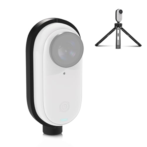 PULUZ Magnetische Kameraabdeckung für Insta360 GO 3, 360 Grad drehbar, mit 1/4 Mutterlöchern für Zubehör von PULUZ