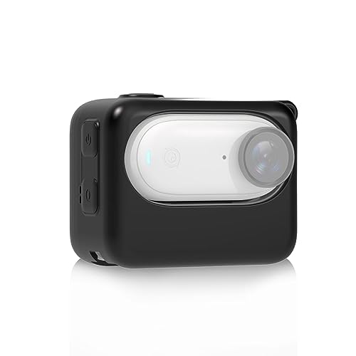 PULUZ Silikon-Schutzhülle für Insta360 GO 3, weiche Abdeckung, kompatibel mit Insta360 GO 3 Action-Kamera, staubdicht und kratzfest, Action-Kamera-Zubehör (schwarz) von PULUZ