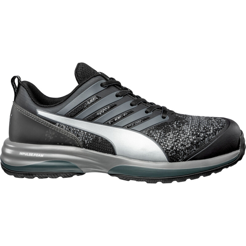 Puma CHARGE BLACK LOW sportlicher Sicherheitsschuh S1P schwarz Gr. 39 von PUMA® SAFETY