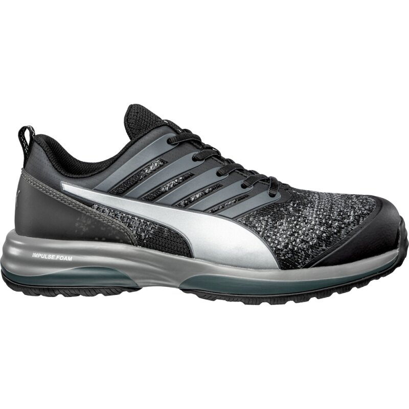 Puma CHARGE BLACK LOW sportlicher Sicherheitsschuh S1P schwarz Gr. 40 von PUMA® SAFETY