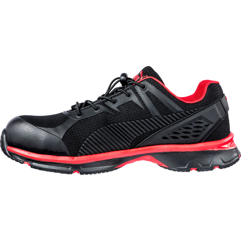 Puma FUSE MOTION 2.0 RED LOW sportlicher Sicherheitsschuh S1P schwarz/rot Gr. 47 von PUMA® SAFETY