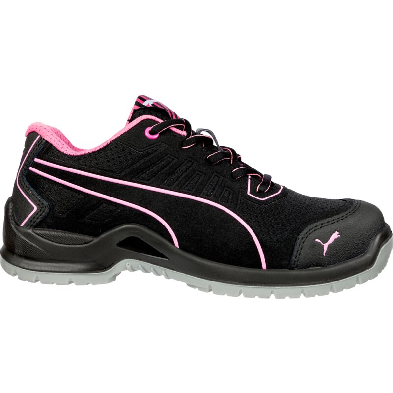 Puma FUSE TC PINK LOW leichter Damen-Sicherheitsschuh S1P schwarz/pink Gr. 37 von PUMA® SAFETY