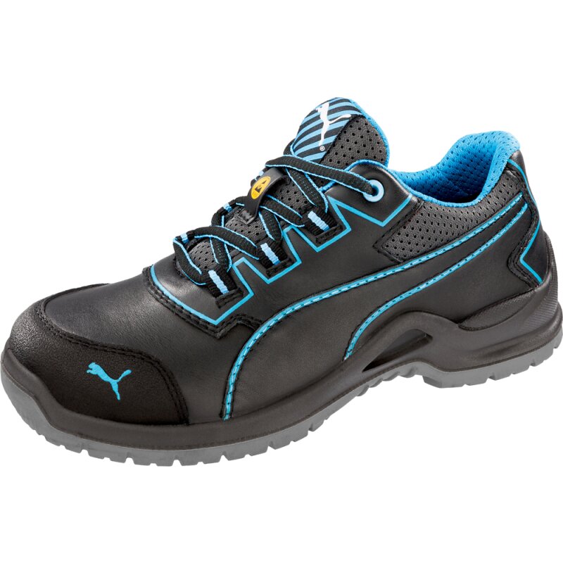 Puma NIOBE BLUE LOW leichter Damen-Sicherheitsschuh S3 schwarz/blau Gr. 36 von PUMA® SAFETY